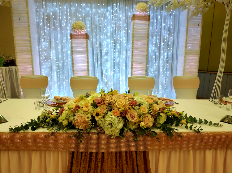 Hochzeitsdekoration Tafel
